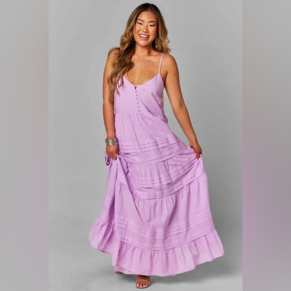 Buddy Love Jaxon Tiered Maxi Dress NEW